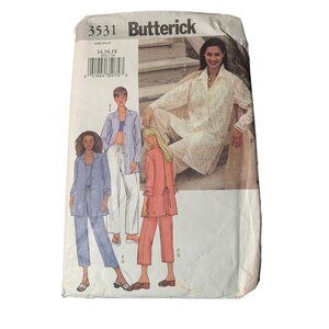Butterick 3531 Sewing Pattern Women's Jacket Top Pants & Shorts Sizes 14-18